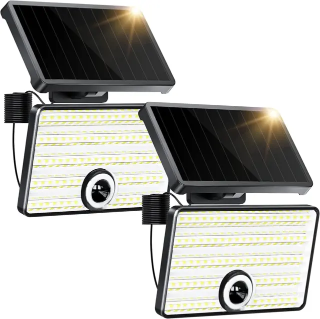 Solar Sensor Motion Light - IP65 Waterproof 85 LEDs,120° Wide Angle Illumination