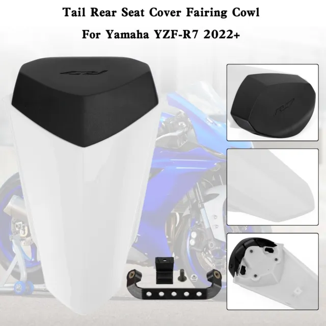 Tail Rear Seat Cover Fairing Cowl For YAMAHA YZF-R7 YZF R7 2022-2023 White BG