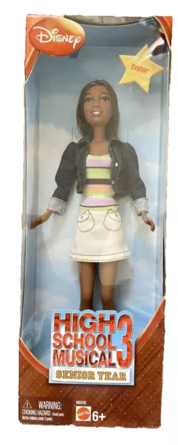 Disney High School Musical 3 Senior Year Taylor Doll 2008 in Original Box NIB