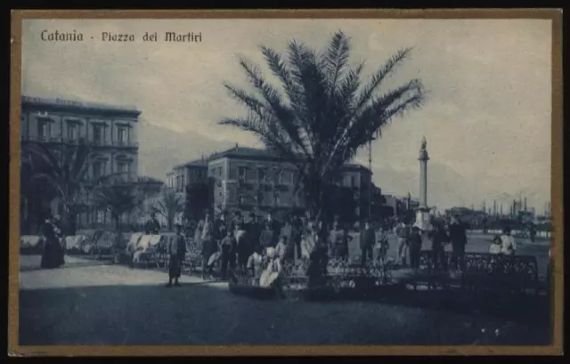 cartolina CATANIA piazza dei martiri