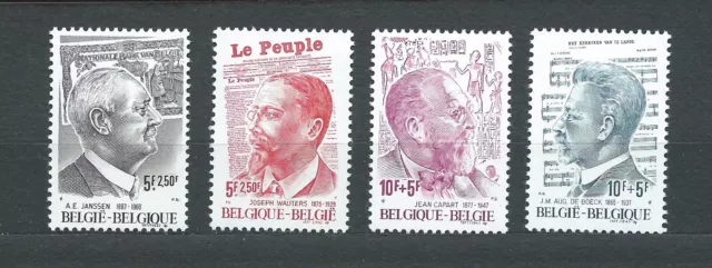BELGIË BELGIQUE - 1977 YT 1872 à 1875 - TIMBRES NEUFS** MNH LUXE