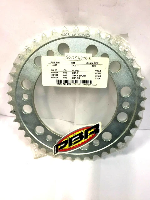 440542C45 Steel Sprocket 42 Teeth Pitch Pbr Honda Cbr-F 600 Sport 03-06
