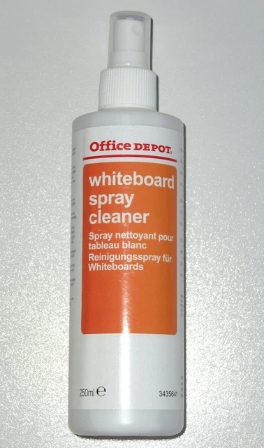 Office DEPOT Reinigungsspray 250 ml Tafelreiniger für Whiteboards / Schreibtafel