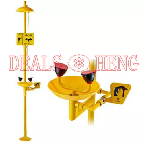 CY-7712BH Coating Combination Shower Station and Eye Wash Eyewash Station