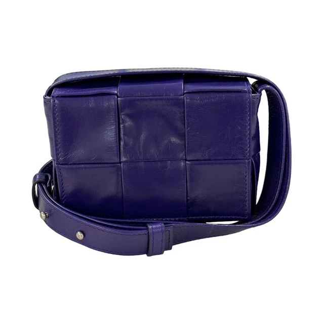 Bottega Veneta Candy Cassette 667048 Purple Ladies Shoulder Bag Used
