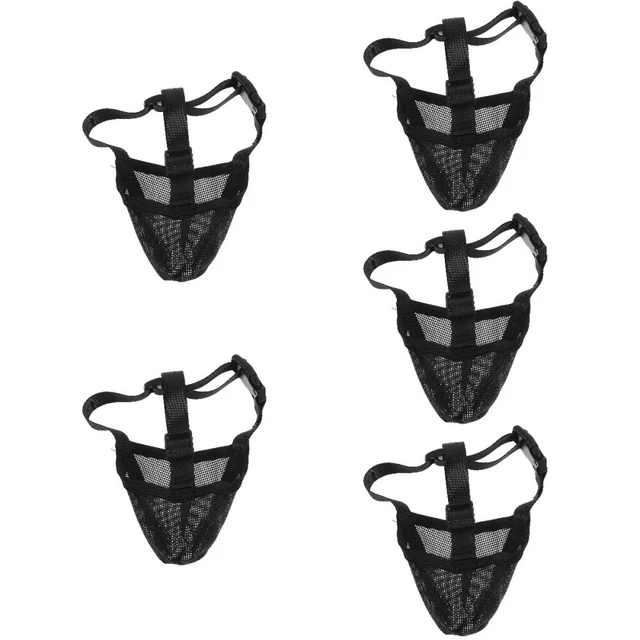 5 pz bocca cane elastica design a rete esterna antimorso cane