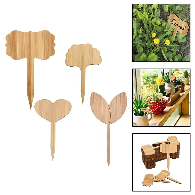 200 Etichette Per Piante In PVC Da Giardino, Appendibili, Gialle, Identificazione Fiori E Semi, Riutilizzabili, Impermeabili - 2