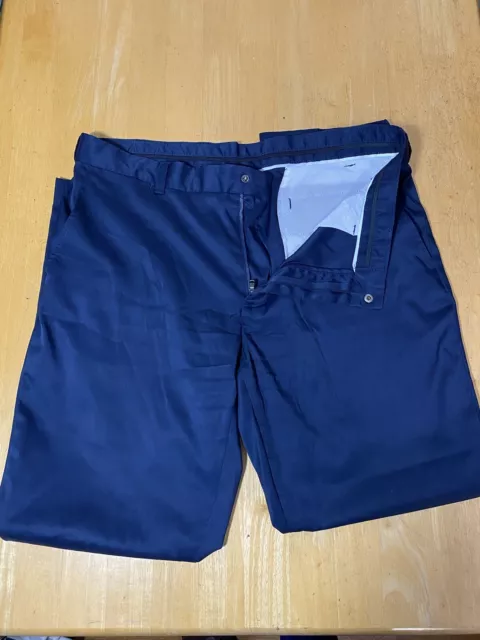 BROOKS BROTHERS MILANO Fit Pants Mens 36x30 Navy Blue Stretch $22.50 ...