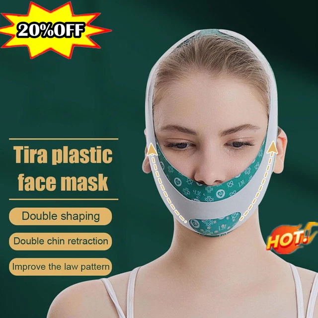 Maschera sonno scultura viso bellezza, linea V maschera sollevamento viso dimagrimento viso donna NUOVA