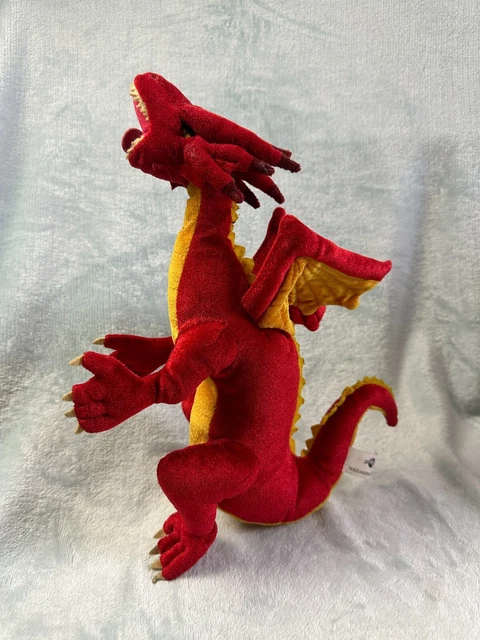 RARE UNIVERSAL STUDIOS Dueling Dragons Fire soft toy plush dragon £19.
