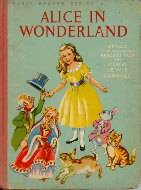 Vintage 1950s Alice in Wonderland Paint By Number Painting PBN