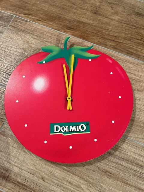 Balvi Horloge Murale Tomato Sauce Couleur Rouge en Forme de