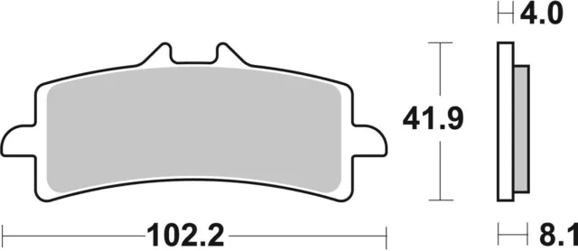 sbs Bremsbeläge Satz Bremsklötze 901DS