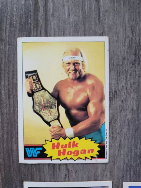 1986 Scanlens WWF Wrestling Complete Set 1-66 Hulk Hogan & Piper RCs VG/EX *1985 2