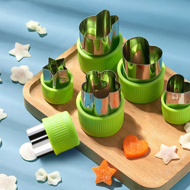 Vegetable Fruit Cutter Stainless Steel Flowers Cartoon Shape Mold Cake Biscui Sn