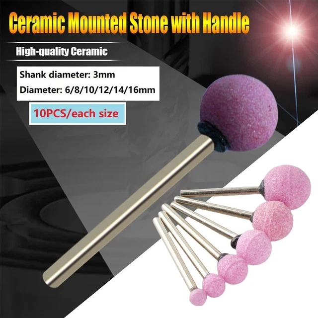 Tête de meulage pièces en céramique 10 pièces céramique métal pour couper