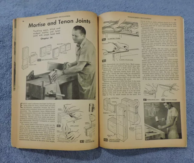 1960 Science And Mechanics Woodworker's Encyclopedia - 1000 Illustrations 2