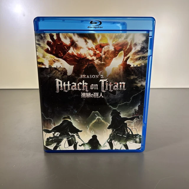 Attack On Titan Blu Ray Season 2 ATTACK ON TITAN Season 2 Blu-Ray & DVD Combo Pack USA Import Region 1