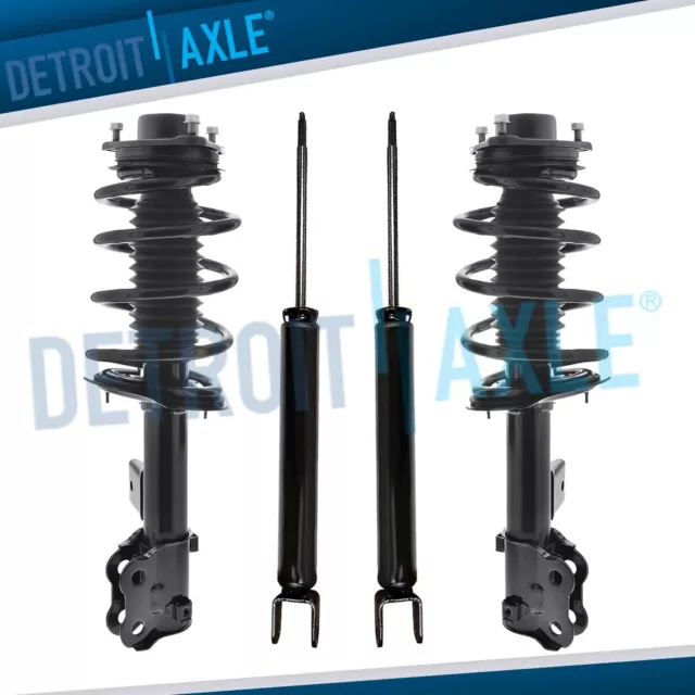Front Struts w/Coil Spring Rear Shocks Absorbers for Hyundai Sonata Kia Optima