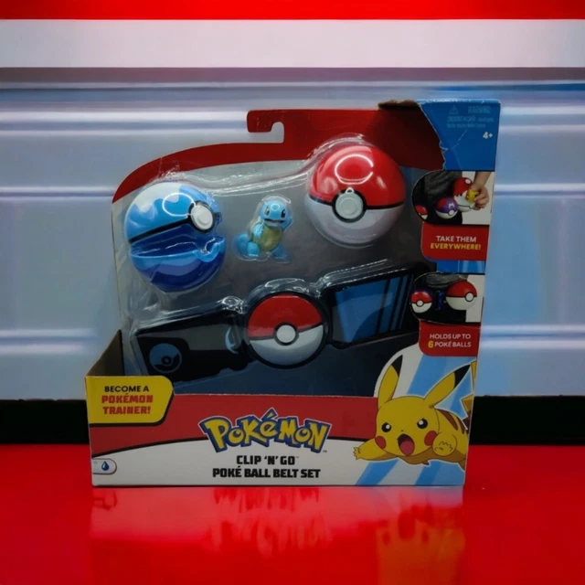 Pokemon Squirtle with Dive Ball & Poke Ball Clip 'N' Go Poke Ball Belt Set Toy Pokemon Squirtle with Dive Ball & Poke Ball Clip 'N' Go Poke Ball Belt Set Toy