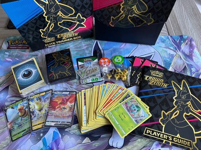 Pokemon Karten X50 Bundle Inc ULTRA SELTEN, V's, VMAX, EX, GX + Crown Zenith ETB
