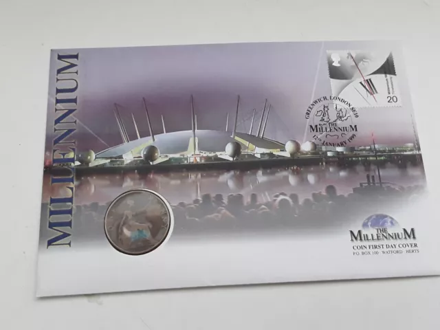 Great Britain Millennium Coin First Day Cover