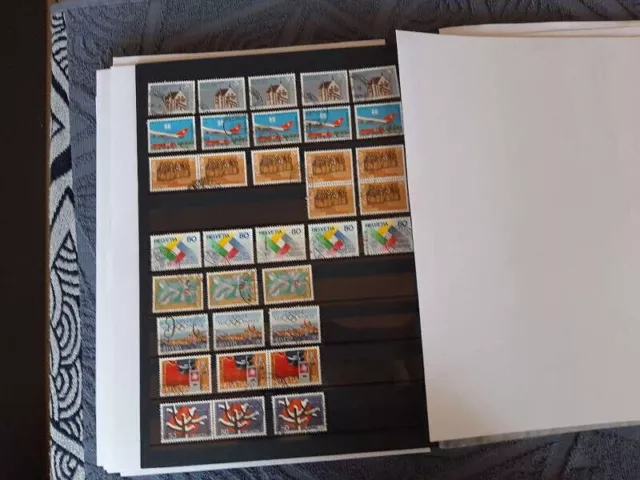 briefmarken schweiz gestempelt 1981,1987,1984,1985