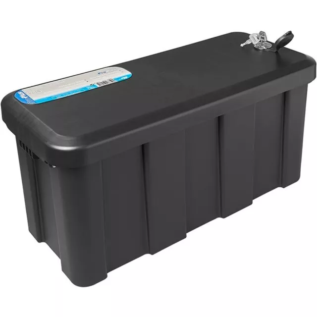 Staubox Deichselbox für Werkzeuge Staukasten Anhänger 25L abschließbar Schlüssel