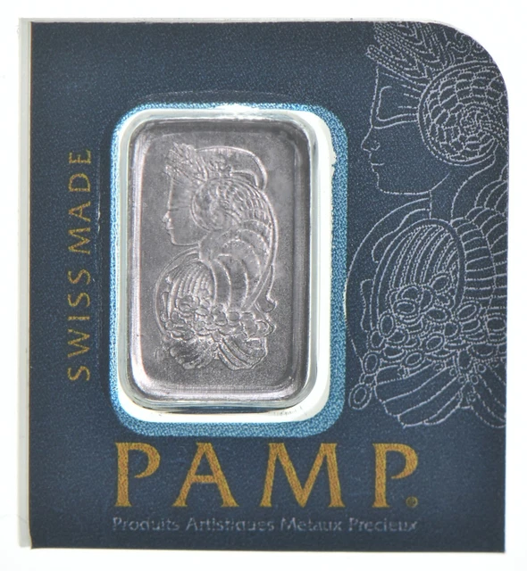 1 Gram Platinum Bar - Suisse PAMP *0028