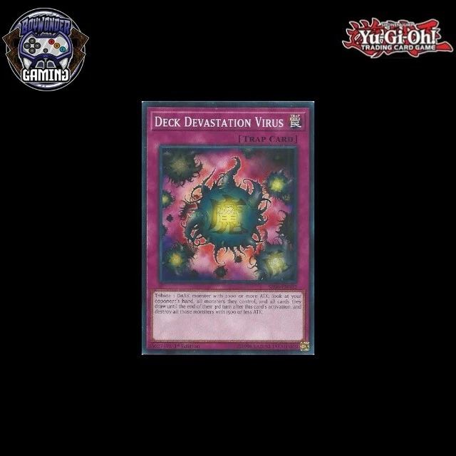 1st Edition Common Deck Devastation Virus SR06-EN032 M/NM - YGO TCG