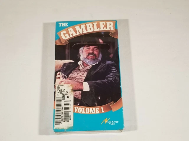 New The Gambler Volume 1 VHS Kenny Rogers 1980, Wood Knapp