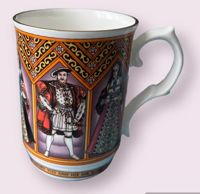 James Sadler Sons Mug King Henry VIII His Six Wives Fine Bone China Cup England