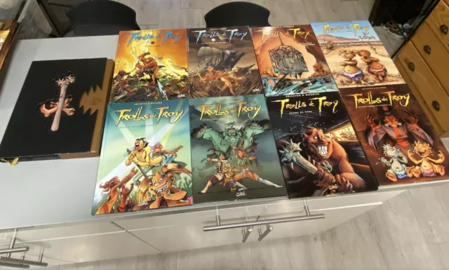 Lot De 8 BD Trolls De Troy Et 1 Intégrale Trolls De Troy Tome 1 À 4