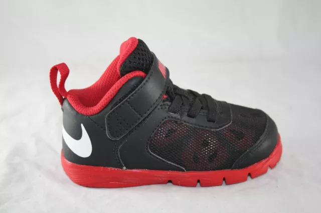 Nike Kids Fusion Bb (Td) 537576-001 Black/White-University Red-Anthracite Size 6