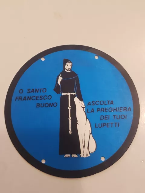 placchetta  o santo Francesco buono