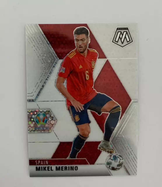 2021 Panini Mosaic UEFA Euro 2020 White Circles /25 Mikel Merino #165