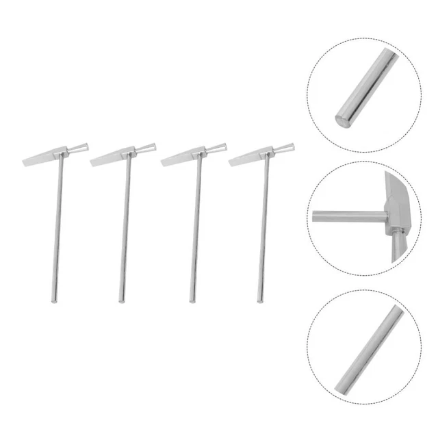 4 pz Orologio Mini Martello Lega Zinco Metallo Gioielli Strumento di Riparazione