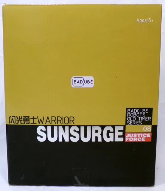 Badcube OTS-08 Warrior Sunsurge 3rd Party Figure