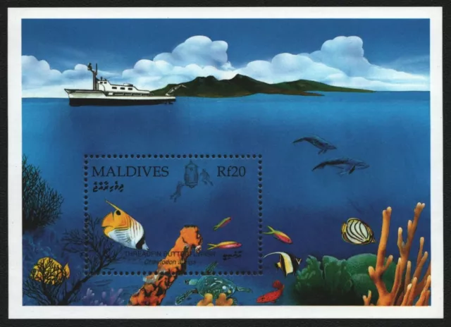 Malediven 1992 - Mi-Nr. Block 224 ** - MNH - Fische / Fish