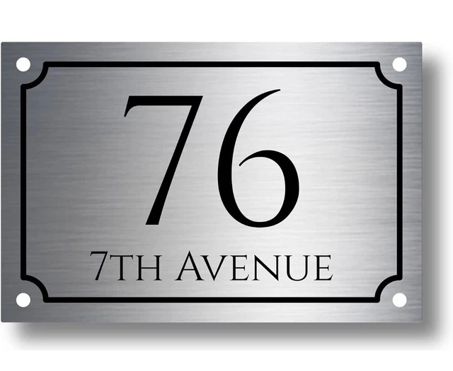 Targa Numero Civico Personalizzabile In Ceramica - Mattonella 15x15 O 20x20 Cm Con Nome, Made In Italy - Foto 4