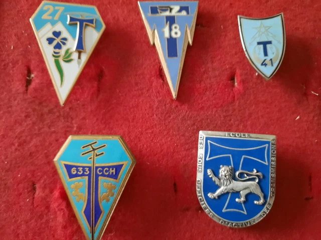 GRENADIER: Lot de 5 insignes Marine nationale