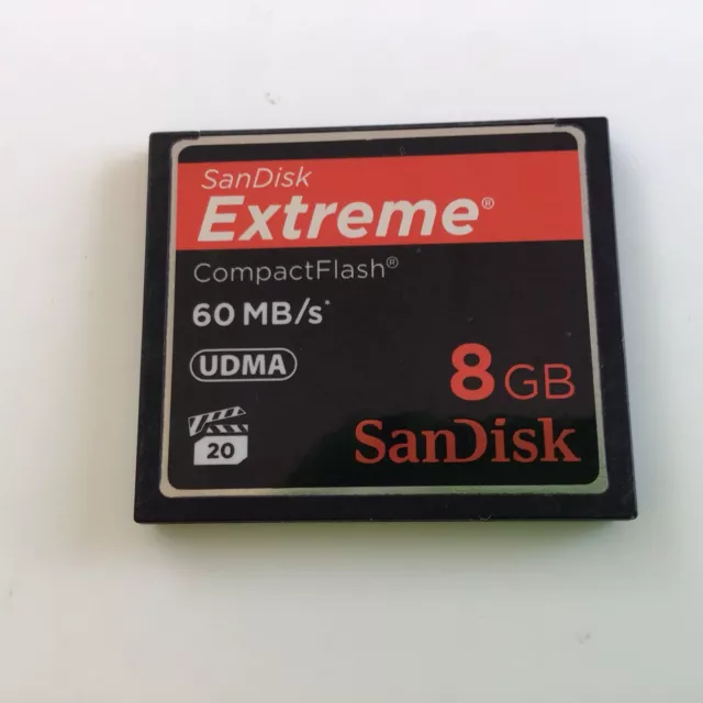 SanDisk Extreme 60MB/s 8GB  CF Compact Flash Memory Card