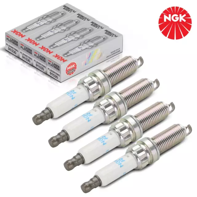 NGK PLZKBR7B8G Bougies 4x Pour BMW 1ER 3ER Citroën C3 C4 C5 Mini Peugeot 207 2