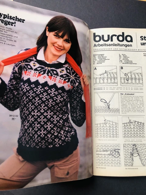 Burda Zeitschrift 1979 Heft 3 Nähen Häkeln Stricken Basteln Handarbeiten 3