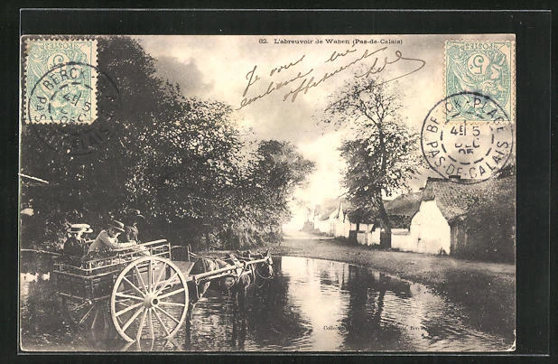 CPA Waben, L´Abreuvoir