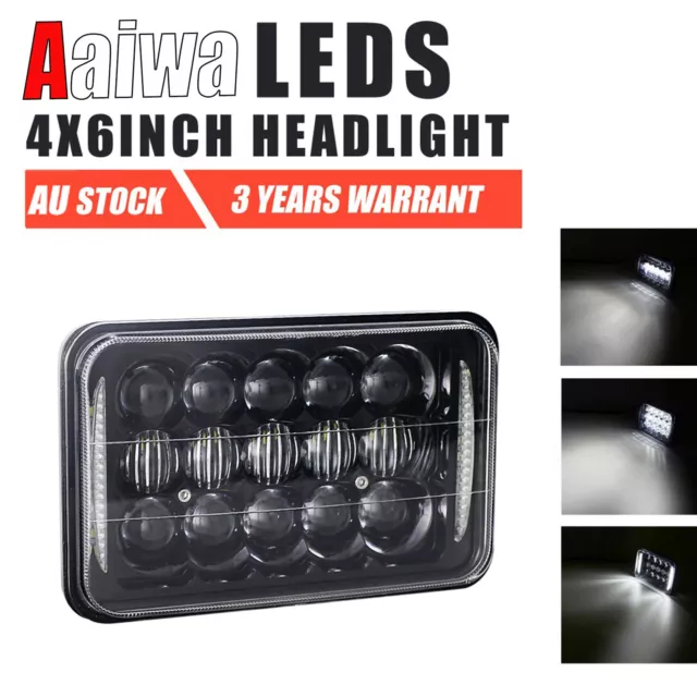 4x6"INCH LED Headlight Hi-Lo Sealed Beam DRL For Suzuki DRZ400SM DRZ400S DRZ400E