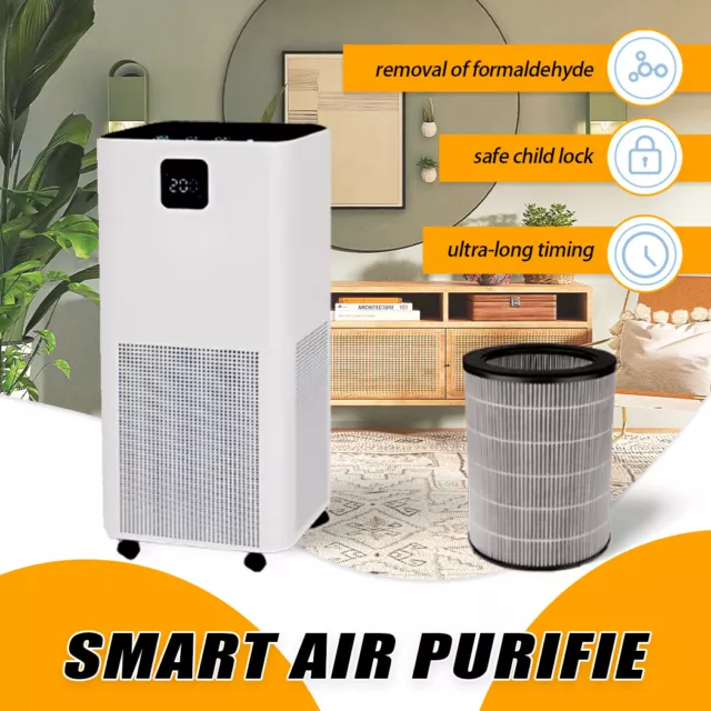 Air Purifier Cleaner Smart Home Purifiers Portable Plasma Ionizer HEPA Filter