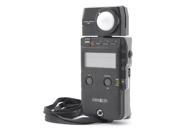 【MINT w/CASE & STRAP】 MINOLTA FLASH METER Ⅳ LIGHT METER FROM JAPAN #018