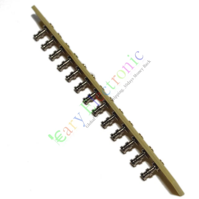 10pc copper nickel Fiberglass Turret Terminal Strip 13pin Lug Tag Board tube amp