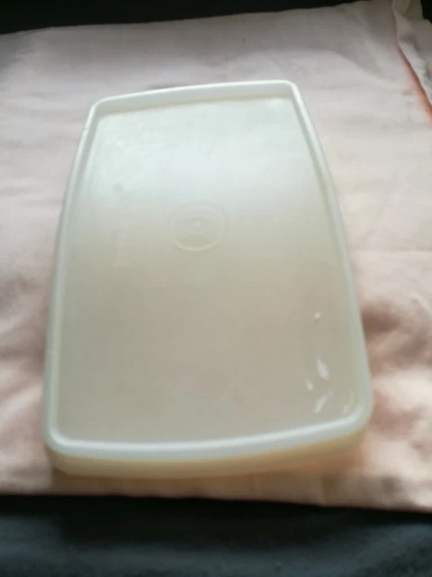 Tupperware Deckel  Gefrierdose Doppeltes Lottchen 22,5 x 13,5cm orange